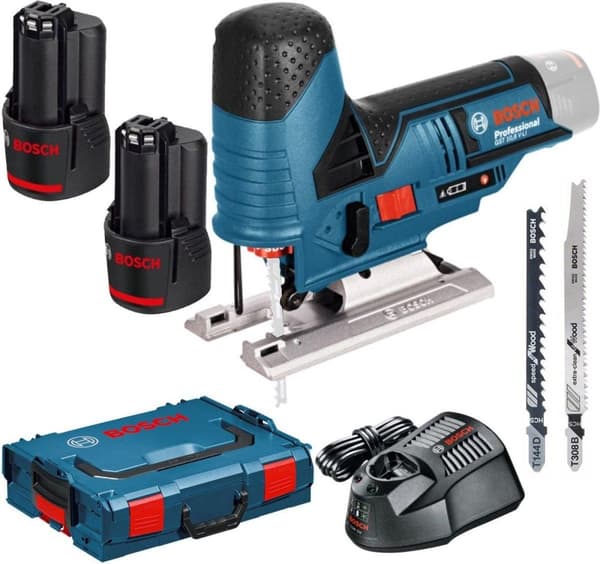 Bosch Professional GST 12V-70 + 2x3,0Ah + L-Boxx