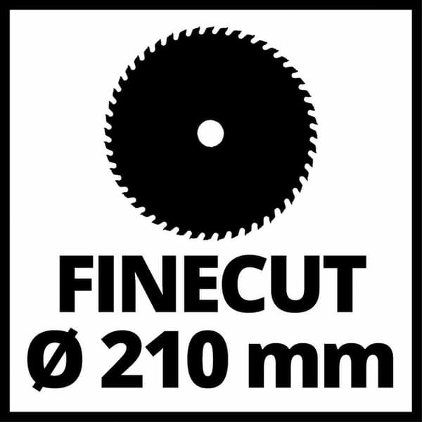 EINHELL Akku Geringssav / Geringssav TE-MS 18/210 Li Solo - Power-X-Change - 18 V - Ø210x30 mm / 40 T - Uden batteri & oplader