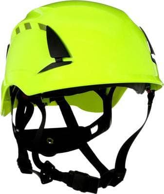 3M SecureFit X5014VE-CE sikkerhedshjelm ventileret, med UV-sensor neongrøn EN 397, EN 12492, EN 50365 (X5014VE-CE)