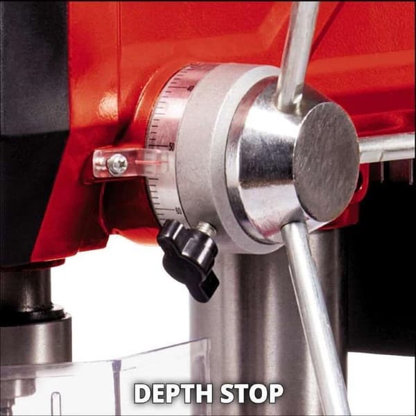 Einhell Kolonnborrmaskin TE-BD 750 E (750 W - 450 - 2500 /min - steglös hastighetsreglering - snabbchuck för borrning 1-16 mm - MK2 hållare - höjdjust