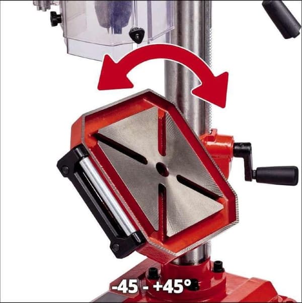 Einhell Kolonnborrmaskin TE-BD 750 E (750 W - 450 - 2500 /min - steglös hastighetsreglering - snabbchuck för borrning 1-16 mm - MK2 hållare - höjdjust