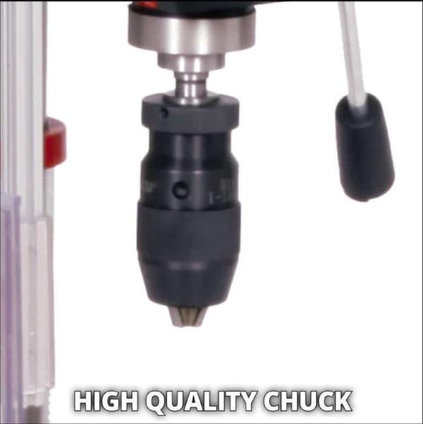Einhell Kolonnborrmaskin TE-BD 750 E (750 W - 450 - 2500 /min - steglös hastighetsreglering - snabbchuck för borrning 1-16 mm - MK2 hållare - höjdjust