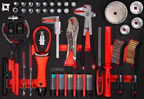 KS Tools 811.0043 PERFORMANCEplus Værktøjssæt 43 stykker olie- og dækservice