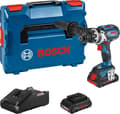 Miniatyrbillede 1 af 5: Bosch GSR 18V-110 C SOLO 18V Li-Ion batteri bore-/skruetrækker sæt (2x 4,0Ah batteri) i L-Boxx - kul børsteløs