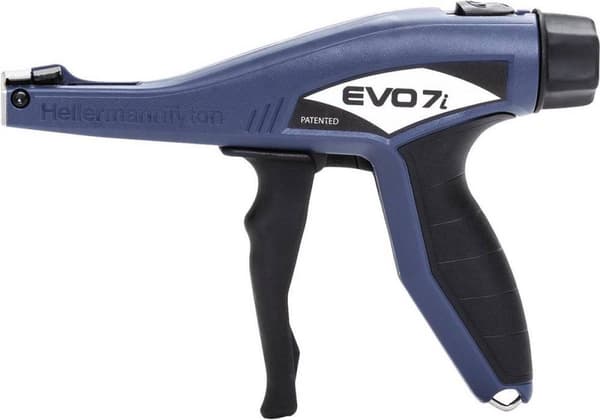HellermannTyton EVO7i Manuel kabelbindetang med plasthus Blå-sort