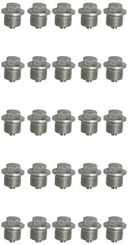 Olieaftapningsprop, sekskantet 15 mm, M20 x 1,5 x 14 mm, pakke med 25 stk.