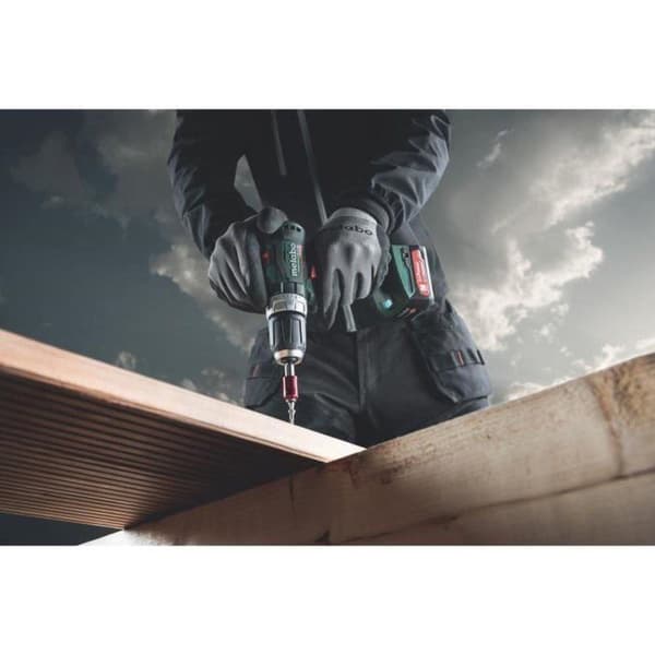 Metabo PowerMaxx SB 12 BL 12V Li-Ion batteri slagbore-/skruetrækker sæt (2x 2,0Ah batteri) i kuffert - børsteløs
