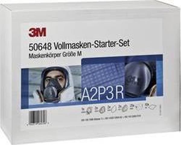 3M DE272919916 Kokonaamarisarja A2P3 R 1 kpl DIN EN 136, DIN EN 143, DIN EN 14387