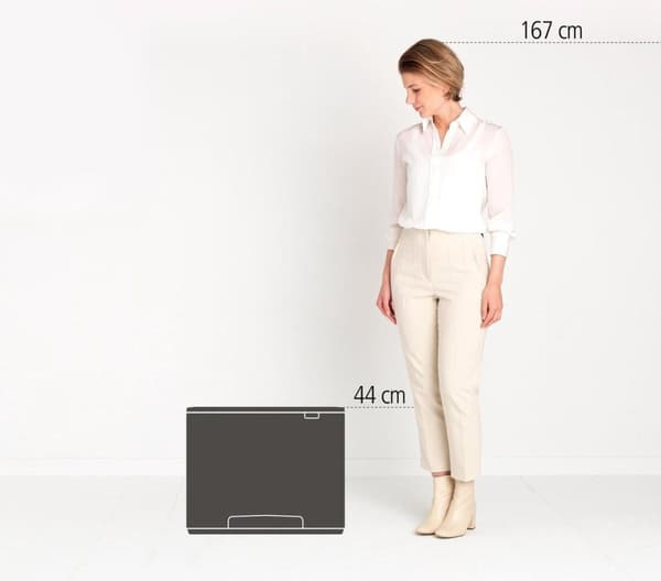 Brabantia Bo Papperskorgen - 36 l - Matt Svart