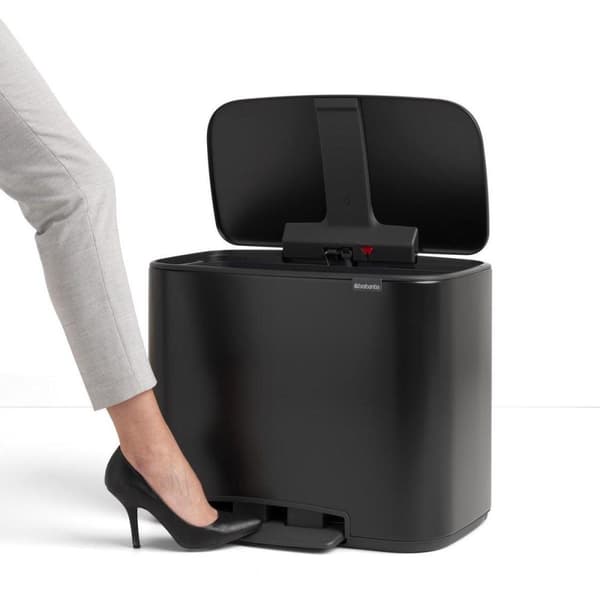 Brabantia Bo Papperskorgen - 36 l - Matt Svart