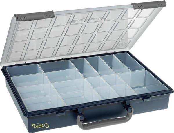 Raaco Handybox - Med 4 Sortimentsæsker - Inkl. indstikskasser - 136242