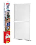 Miniatyrbillede 1 af 6: tesa Insect Stop FALT dør - foldbar aluminiumsramme med myggenet til døre - med justerbar teleskopramme - hvid - 80 cm x 170 cm til 100x cm x 220 cm