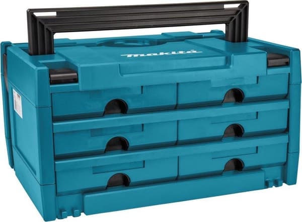 MAKSTOR 3,6 M-box Systainer med 6 lådor - 395x295x215 mm - P-84333