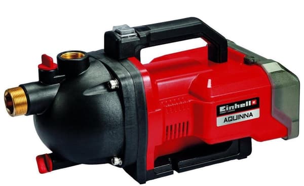 Einhell Battery Garden Pump AQUINNA Power X-Change (Li-Ion - 2x 18 V - 2,6 bar - 3000 L/h flöde - 2-stegs ECO-brytare - vattenpåfyllnings- och tömning
