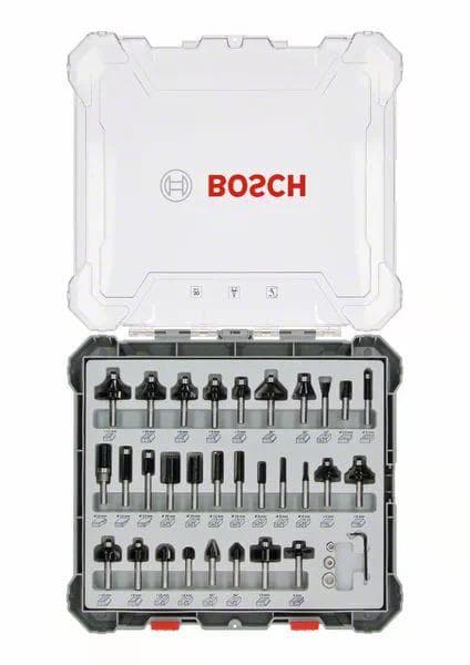 Bosch - fræsehoved - til blødt træ, hårdt træ - 30 stk