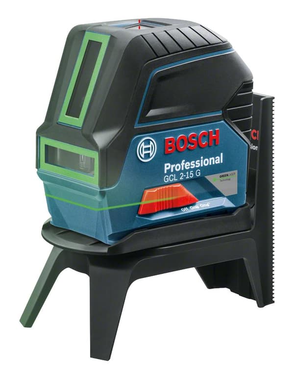 Bosch Professional GCL 2-15 G Combilaser - RM 1 + 3x 1,5V AA-batterier + målplade + klemme BM3