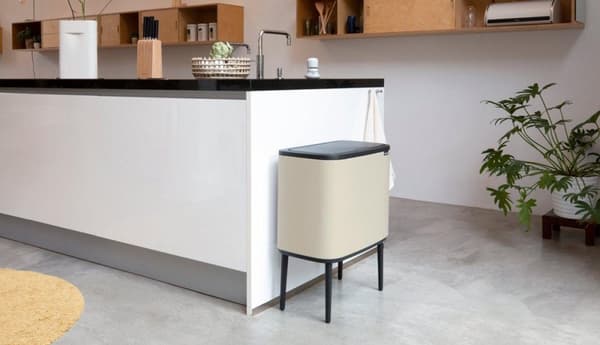Brabantia - Bo Touch Bin 11 + 23 litraa - Pehmeä beige