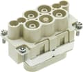 Miniatyrbillede 1 af 2: Stikindsats 09 38 008 2602 Harting Indhold: 1 stk.