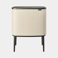 Miniatyrbild 1 av 3: Brabantia Bo Touch Bin 34 l 2 korgar/korgar beige (201585)