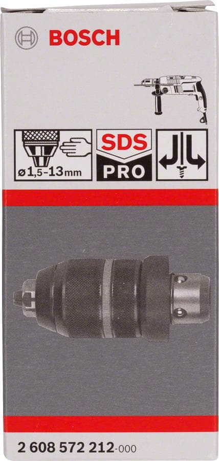 Bosch - Nyckellös chuck med adapter 1,5 – 13 mm, SDS-plus