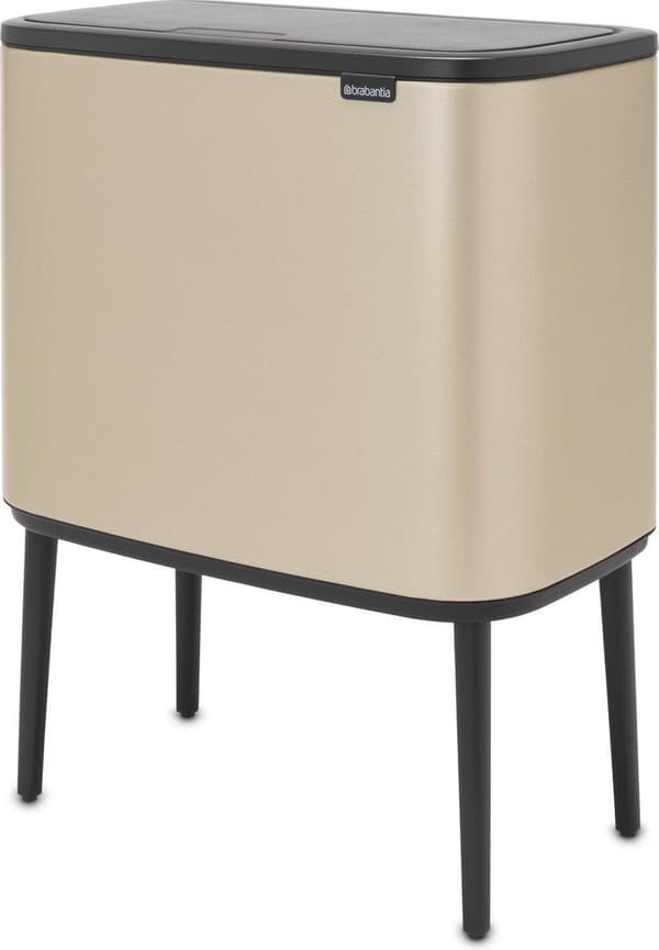 Brabantia Bo Touch Beholder Affaldsspand 33 Liter (3x11 Liter) Creme