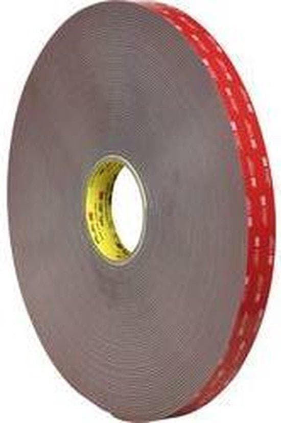 3M 49912516 7000072533 Dubbelhäftande tejp Grå (L x B) 5,5 mx 19 mm 5,5 m (7000072533)