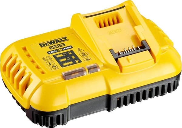 DeWalt DCB118 18V / 54V XR FlexVolt Li-Ion batteri snabbladdare (Pris per styck)