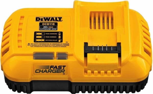 DeWalt DCB118 18V / 54V XR FlexVolt Li-Ion akun pikalaturi (hinta per kappale) musta, Keltainen