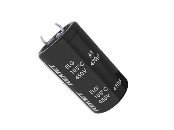 Kemet elektrolyyttikondensaattori 10 mm 22000 µF 25 V 20 % (Ø x K) 30 mm x 45 mm 1 kpl