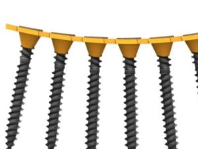P-SCREW HS gipspladeskrue, sortfos. 3,9x32 mm, 1000 stk. båndede