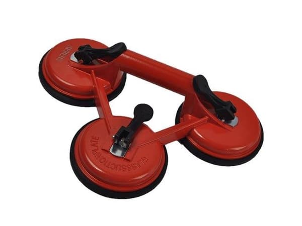 Sprehn glasløfter max. 150kg - m/glat overflade, alu 3 sugekop 4'