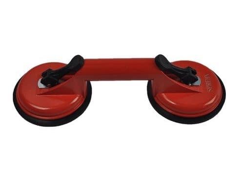 Sprehn glasløfter max. 100kg - m/glat overflade, alu 2 sugekop 4''