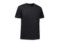 Miniatyrbild 2 av 2: ID IDENTITY T-shirt T-TIME® med rund hals, fire-lags halsrib og nakke- og skulderbånd. Sort Størrelse XL