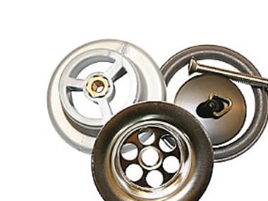 1.1/4" Bundventil 2-delt med prop