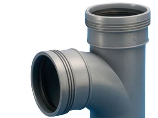 Wafix PP-rengas 88,5° ja Ø110 x Ø110 mm:n kokoinen svingi