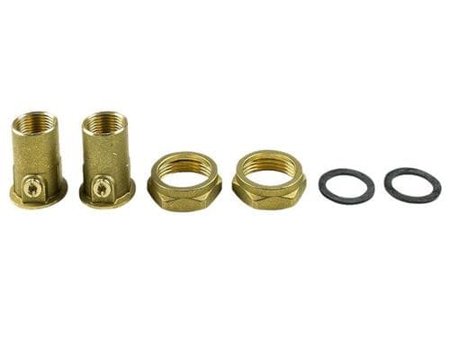 Grundfos unionssæt messing m/afspærring 3/4" Type 20