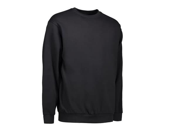 ID IDENTITY Sweatshirt med rund hals, ribb i halsen och ribb i ärmslut och nederkant. Mjuk, borstad insida. Svart, storlek XL