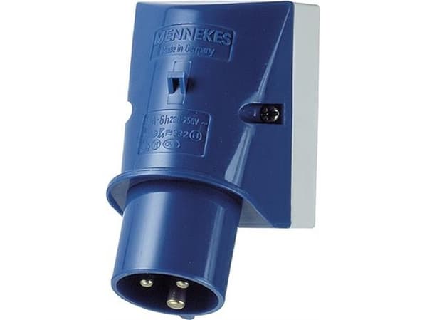 MENNEKES 332, Suora, 230 V, Sininen, IP44, 1 kpl