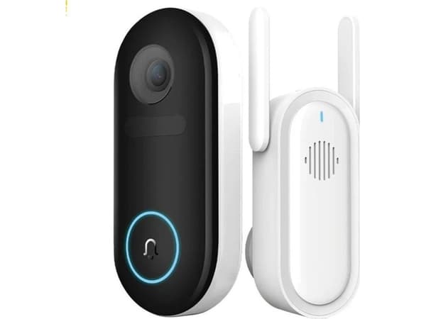 Smart Doorbell iMILAB, Wi-Fi, 2.5K, White CMSXJ33A + CMSXJ33B