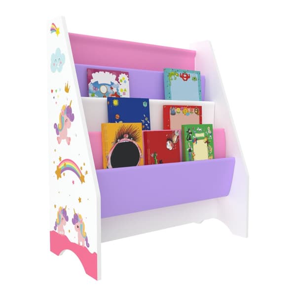 Bokhylla Fisterra 74x62x29 cm enhörning [en.casa]