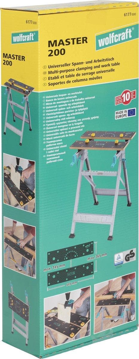 Wolfcraft Workbench - Bordsyta: 450 x 645 mm