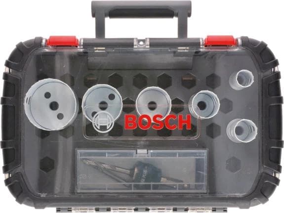 Bosch Progressor til træ- og metalelektriker - hulsavsæt - til træ, metal, plastik, gipsplader, rustfrit stål, ikke-jernholdigt metal - 9 stykker - 22