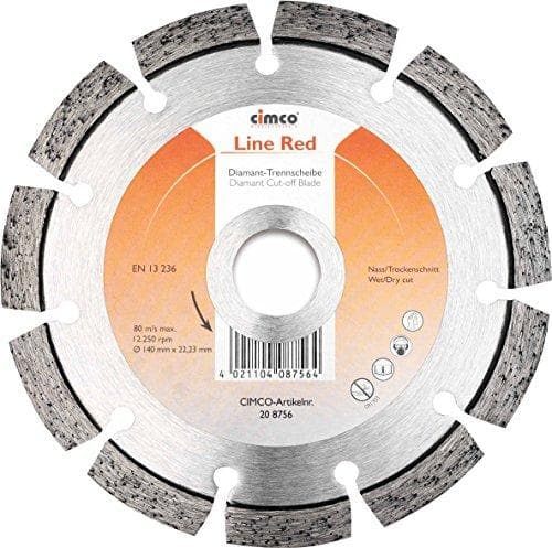 Cimco 20 8756 Diameter 140mm Skære-/slibeskive Diamantskæreskive 4021104087564