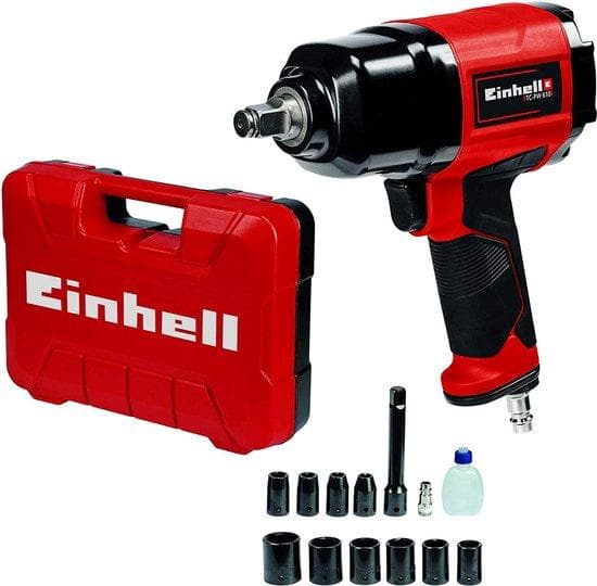 Einhell TC-PW 610 4138960 trykluftslagnøgle Moment (maks.): 610 Nm (4138960)