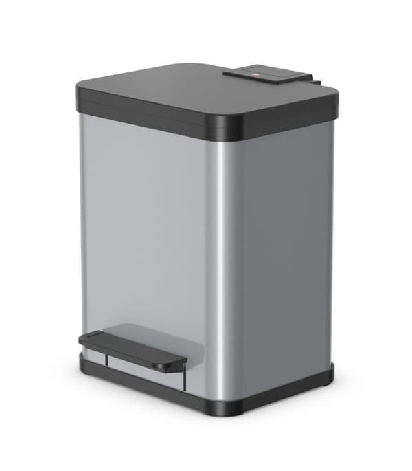 Hailo Öko Duo Plus Roskakori - 2 x 9 l - Hopea