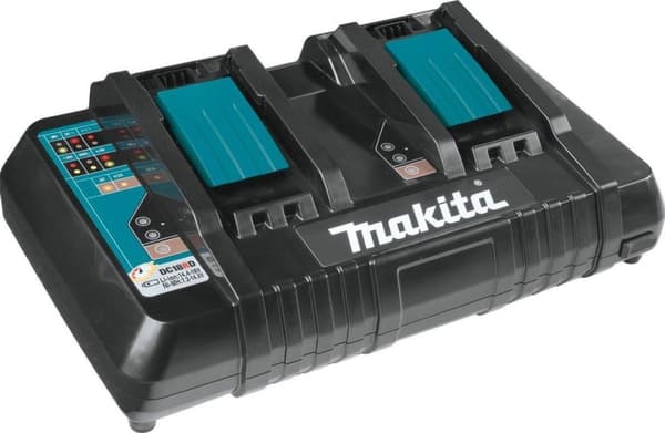 Makita DC18RD 14,4V/18V Li-ion Twin Port Snabbladdare