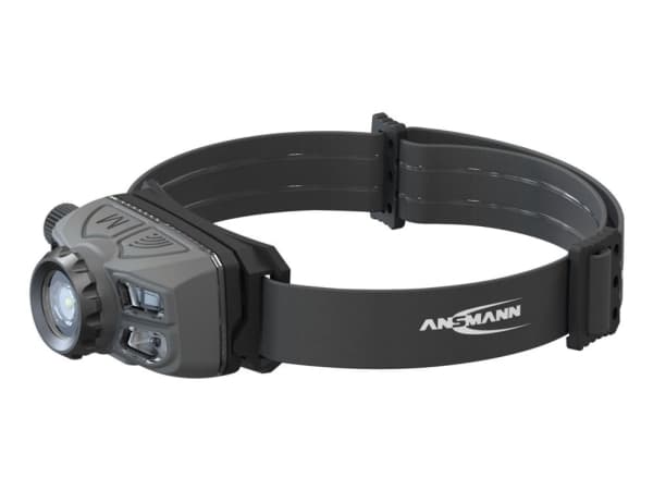 ANSMANN HD450FRS - Pään taskulamppu - LED - 5 W - 6000-6500 K musta, Harmaa
