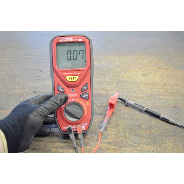 Benning IT 100 Isolationsprovare 50 V, 100 V, 250 V, 500 V, 1000 V 20 GΩ