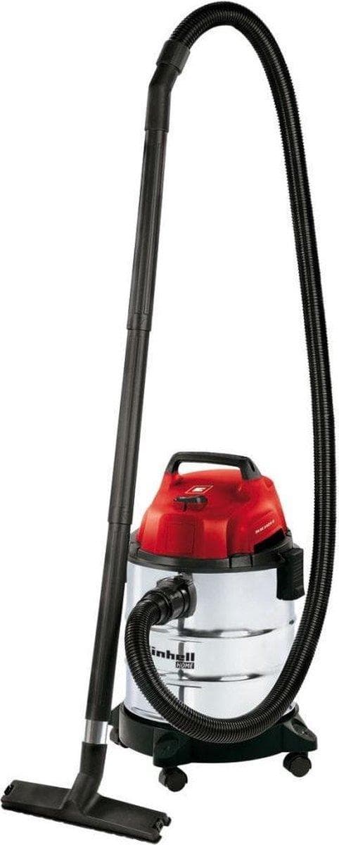 Einhell All Purpose Støvsuger - våd/tørstøvsuger 1250 W – 20 L Rød, Rustfrit stål
