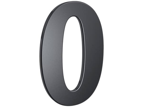 BASI HN 160, Dekorativt tall, Stål, Antrasitt, 106 mm, 156 mm, 212 g